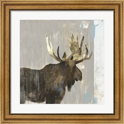 Framed Moose Tails II Print