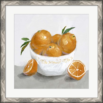 Framed Oranges Print