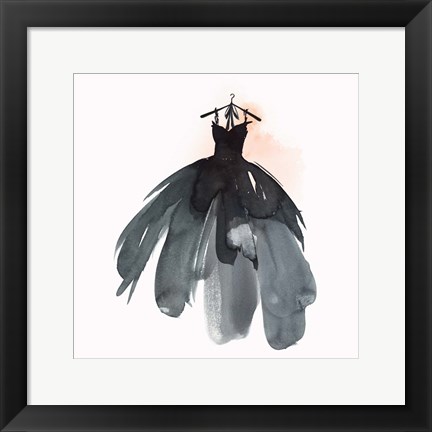 Framed Little Black Dress I Print