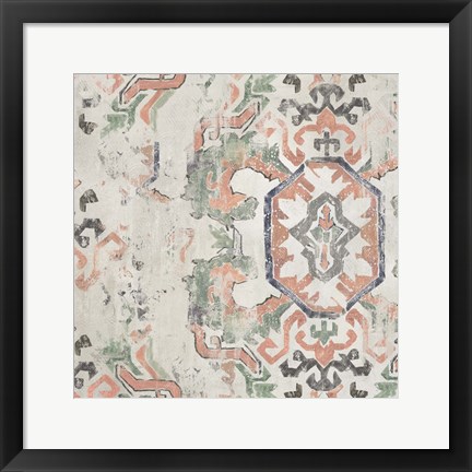 Framed Oriental Rug II Print