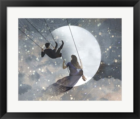 Framed Celestial Love II Print