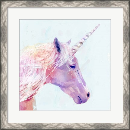Framed Mystic Unicorn I Print