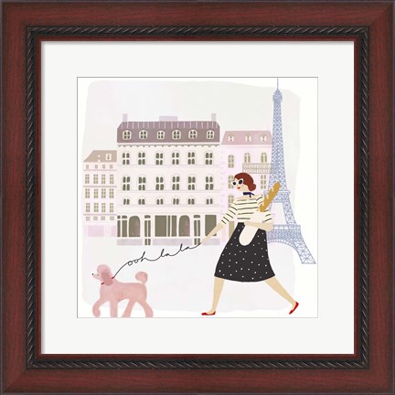Framed Paris People I Print