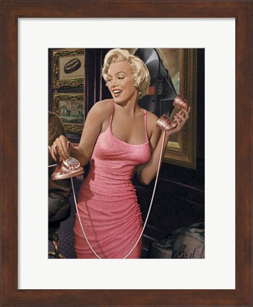 Framed Marilyn&#39;s Call II Print