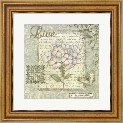 Framed Word Inspiration IV Print