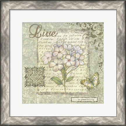 Framed Word Inspiration IV Print