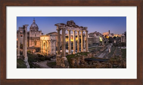 Framed Forum Romanum Rome Print