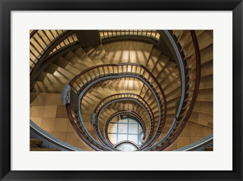 Framed Hamburg Staircase 5 Print