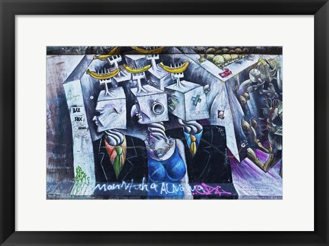 Framed Berlin Wall 8 Print