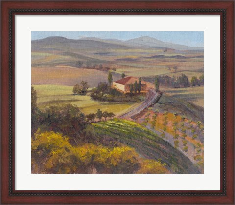Framed Nostalgic Tuscany I Print