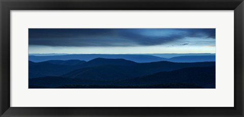 Framed Misty Mountains VI Print