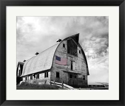 Framed Flags of Our Farmers X Print