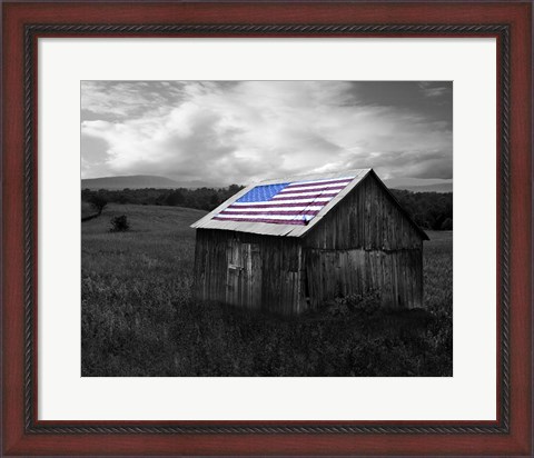 Framed Flags of Our Farmers XII Print