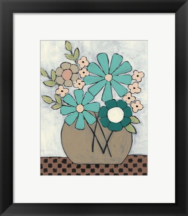 Framed Mid Summer Bouquet II Print