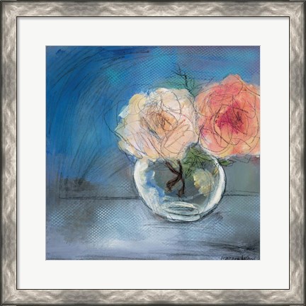 Framed Roses I Print