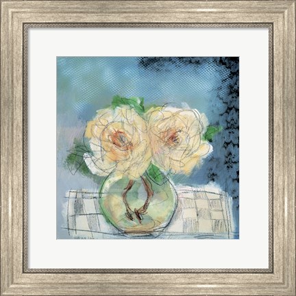 Framed Roses II Print