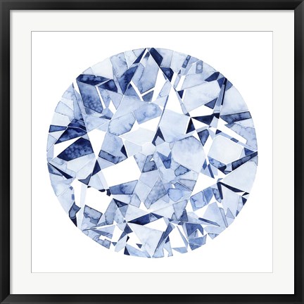Framed Diamond Drops II Print