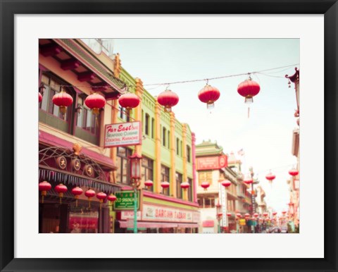 Framed Chinatown Afternoon II Print