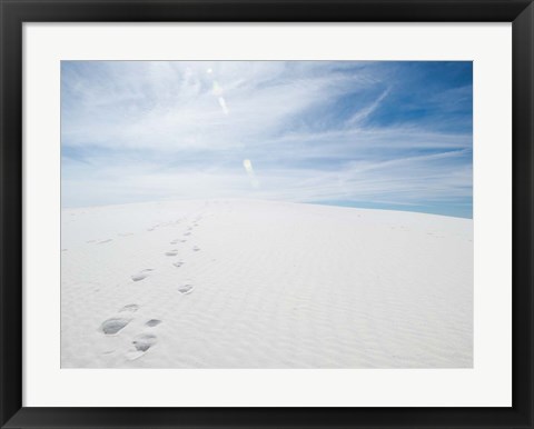 Framed White Dunes I Print