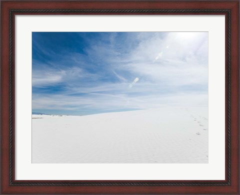 Framed White Dunes II Print