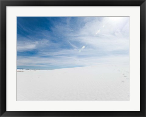 Framed White Dunes II Print