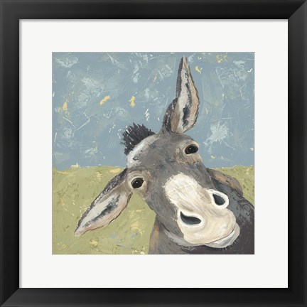 Framed Farm Life-Mule Print