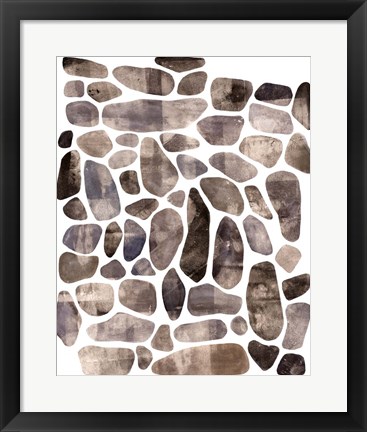 Framed Stepping Stones I Print