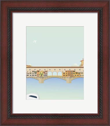Framed Travel Europe--Ponte Vecchio Print