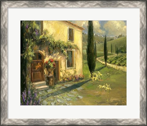 Framed Scenic Italy I Print