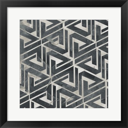 Framed Neutral Tile Collection II Print