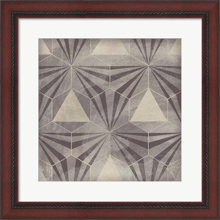 Framed Hexagon Tile VI Print