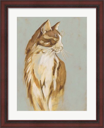 Framed Lap Cat I Print