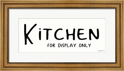 Framed Kitchen for Display Only Print