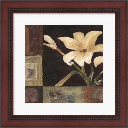 Framed Magnolia Breeze I Print