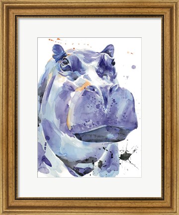 Framed Ultra Violet Safari I Print