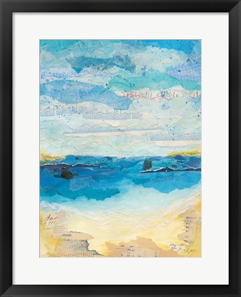 Framed Abstract Coastal III Print