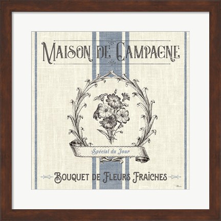 Framed French Farmhouse IV Print