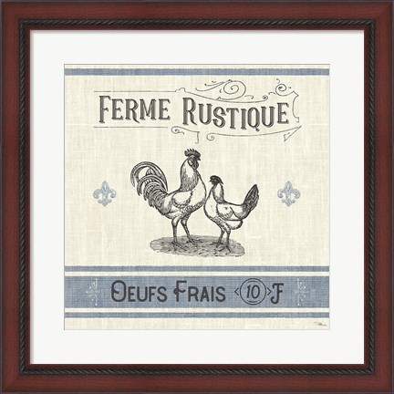 Framed French Farmhouse II Print