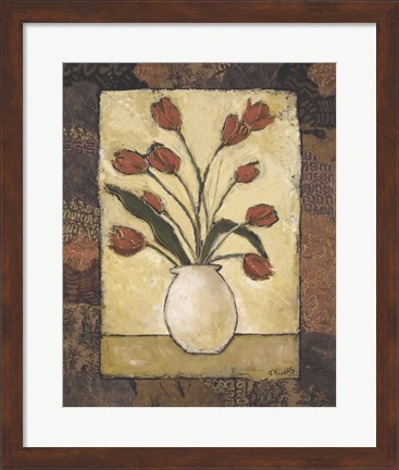 Framed Blooms in Border II Print