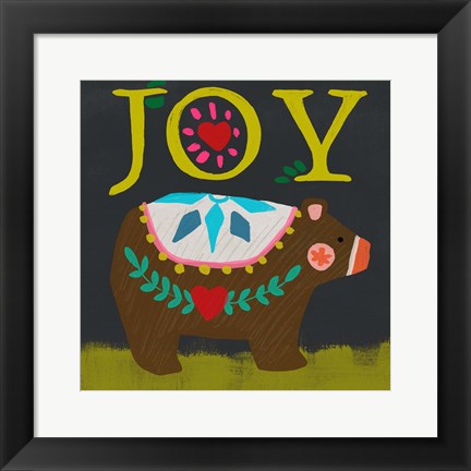 Framed Nordic Joy I Print