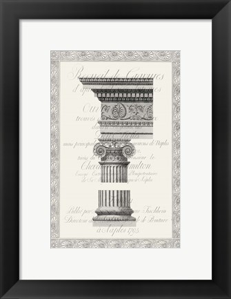 Framed Column Overlay II Print