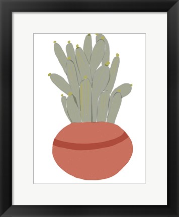 Framed Mod Cactus VIII Print