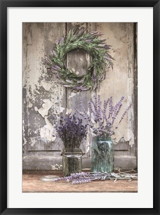 Framed Cutting Lavender Print