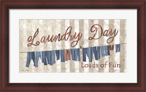 Framed Laundry Day Print