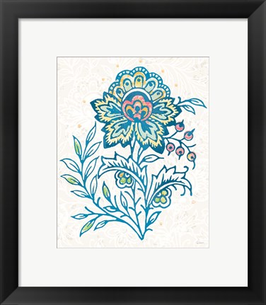 Framed Kala Flower IV Print