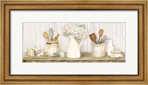 Framed Vintage Kitchen Panel Print