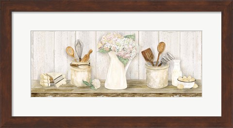 Framed Vintage Kitchen Panel Print