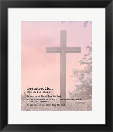 Framed Resurrection III Print