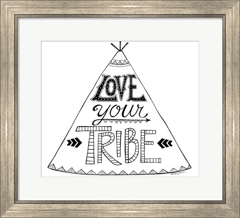 Framed Love Your Tribe Print