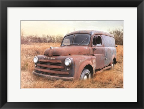 Framed Abandoned Dodge Print